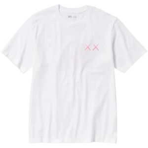 Band New White/Pink Kaws shirt L